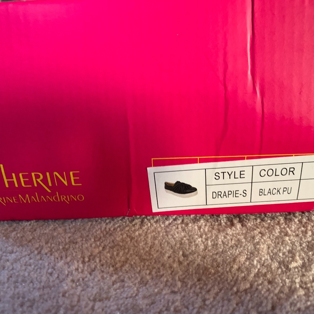 Catherine Malandrino Black Shoe Size 7 - Picture 5 of 5